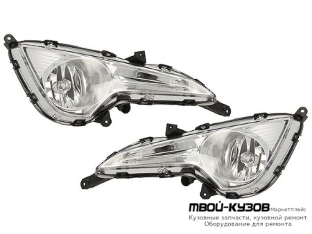 ФАРА ПРОТИВОТУМАННАЯ ЛЕВАЯ + ПРАВАЯ (КОМПЛЕКТ) (КИТАЙ) для Hyundai I40 (2011-)