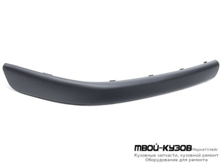 МОЛДИНГ БАМПЕРА ПЕРЕДНИЙ ПРАВАЯ СТОРОНА ЧЁРНЫЙ (ТАЙВАНЬ) для BMW E46 СЕДАН / УНИВЕРСАЛ (05.1998 - 08.2001) (09.2001 - 2003)