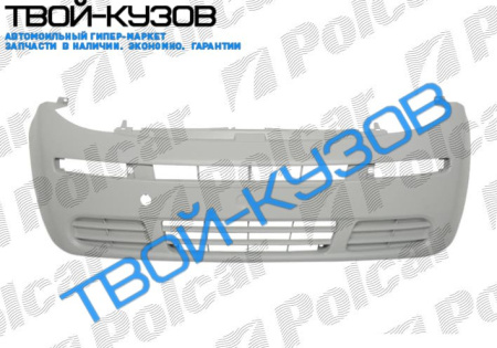 VIVARO 01-06 БАМПЕР ПЕРЕДНИЙ ГРУНТ БЕЗ ОТВ.