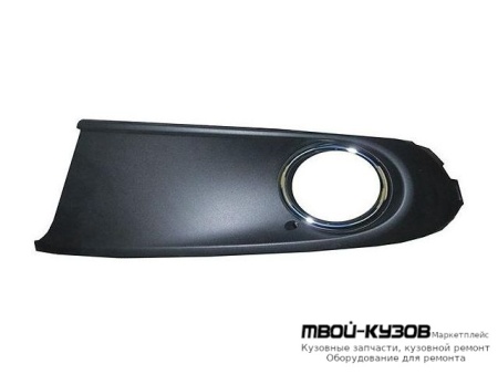 РЕШЕТКА БАМПЕРА ПЕРЕДНИЙ ЛЕВАЯ СТОРОНА С ОТВЕРСТИЯМИ ПОД ПРОТИВОТУМАННЫЕ ФАРЫ (СЕДАН) (КИТАЙ) для Volkswagen POLO (09.2010 - 2020)