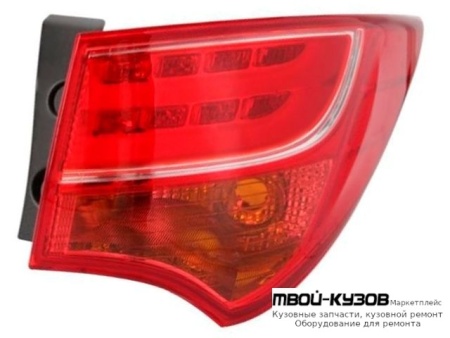 ФОНАРЬ ЗАДНИЙ ВНЕШНИЙ ПРАВАЯ СТОРОНА ДИОД (DEPO) для Hyundai SANTA FE (2012-)