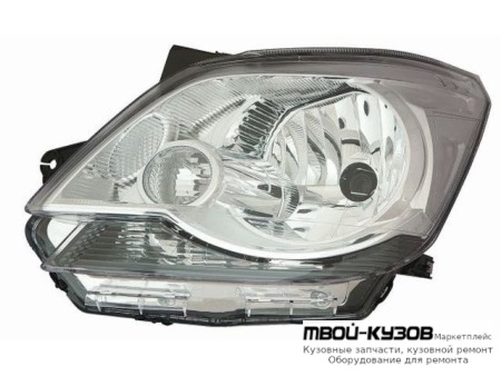 ФАРА ЛЕВАЯ СТОРОНА С КОРРЕКТОР (DEPO) для Ravon R4 (2016-), Chevrolet COBALT (2013-)
