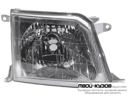 ФАРА ПРАВАЯ СТОРОНА ПРОЗРАЧНЫЙН (КИТАЙ) для Toyota LANDCRUISER PRADO 90 (04.1996 - 09.2002)