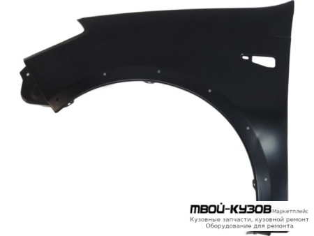 КРЫЛО ПЕРЕДНИЙ ЛЕВАЯ СТОРОНА С ОТВ ПОД ПОВТОРИТЕЛЬ , П/РАСШИРИТ (КИТАЙ) для Renault SANDERO (2008-)