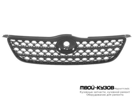 РЕШЕТКА РАДИАТОРА (СЕДАН) (УНИВЕРСАЛ) СЕРЫЙЕБРИСТ (ТАЙВАНЬ) для Toyota COROLLA DE120 / ZE120 (2002-) СЕДАН / УНИВЕРСАЛ