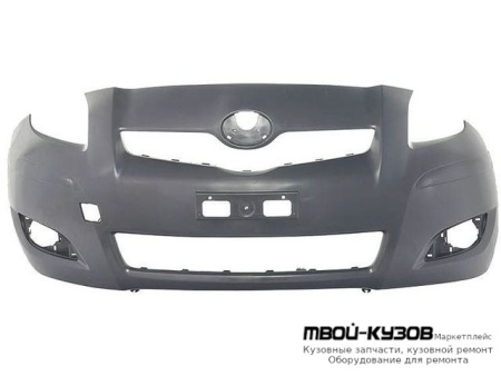 БАМПЕР ПЕРЕДНИЙ ГРУНТ (ТАЙВАНЬ) для Toyota YARIS (08.2005-)