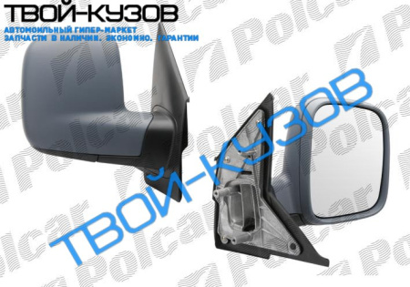 T5 04- ЗЕРКАЛО ПРАВОЕ МЕХАНИЧЕСКОЕ ПОД ПОКРАСКУ