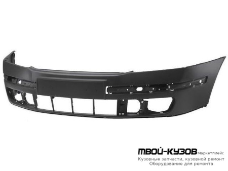 БАМПЕР ПЕРЕДНИЙ БЕЗ ОТВ П/ОМЫВАТЕЛЬ ФАР , ПОД ДАТЧИКИ ГРУНТ (ТАЙВАНЬ) для Skoda OCTAVIA (2004-2008)
