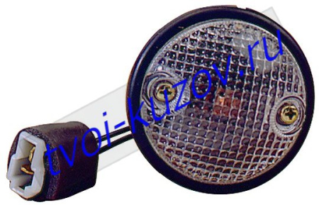 PAJERO ПОВТОРИТЕЛЬ ПОВОРОТА В КРЫЛО лев., прав. (КОМПЛЕКТ) белого цвета