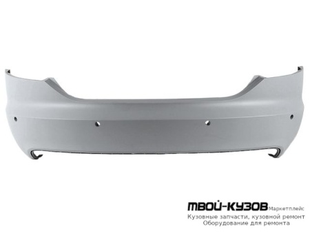 БАМПЕР ЗАДНИЙ С ОТВ ПОД ДАТЧИКИ (СЕДАН) ГРУНТ (ТАЙВАНЬ) для Audi A6 (04.2004-)