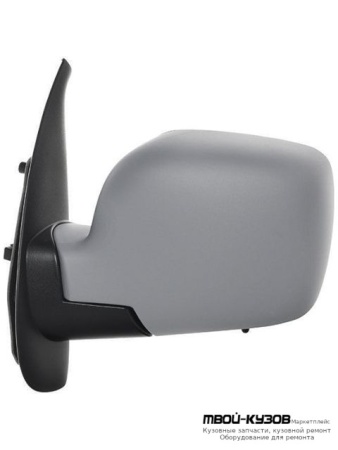 ЗЕРКАЛО ЛЕВАЯ СТОРОНА ЭЛЕКТР С ПОДОГРЕВОМ , АВТОСКЛАДЫВ , ГРУНТ (CONVEX) (ТАЙВАНЬ) для Renault KANGOO (2008-2013)