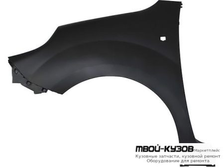 КРЫЛО ПЕРЕДНИЙ ЛЕВАЯ СТОРОНА С ОТВ ПОД ПОВТОРИТЕЛЬ (ТАЙВАНЬ) для Renault KANGOO (2013-)