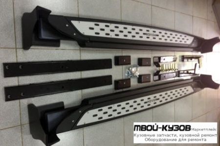 ПОРОГ-ПОДНОЖКА ЛЕВАЯ + ПРАВАЯ (КОМПЛЕКТ) для Great Wall HOVER H5 (2011-)