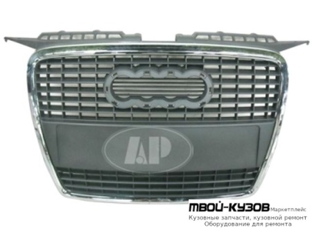 РЕШЕТКА РАДИАТОРА ХРОМ-СЕРЫЙ (ТАЙВАНЬ) для Audi A3 (09.2003 - 09.2005-)