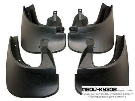 БРЫЗГОВИК ПЕРЕДНИЙ КРЫЛА ЛЕВАЯ + ПРАВАЯ (КОМПЛЕКТ) + ЗАДНИЙ (4 шт) для Hyundai TUCSON (04.2004-)