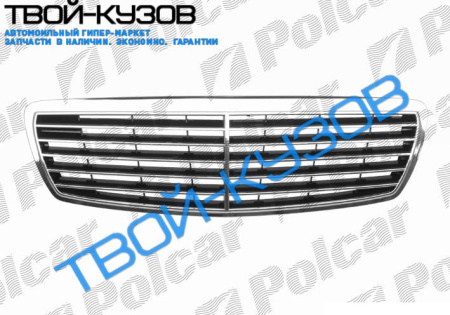 W211E 02- РЕШЕТКА 11 МОЛДИНГОВ AVANTGARD