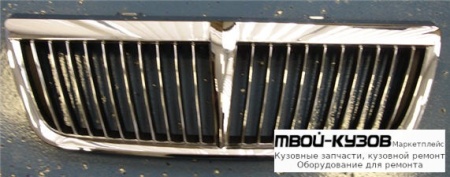 РЕШЕТКА РАДИАТОРА БЕЗ МЕСТ П/ЭМБЛЕМУ ХРОМ (КИТАЙ) для Chery AMULET (2005-)