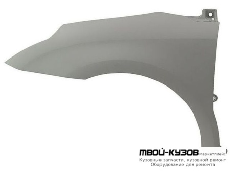 КРЫЛО ПЕРЕДНИЙ ЛЕВАЯ СТОРОНА ПЛАСТИК (ТАЙВАНЬ) для Citroen C4 (11.2004-) PICASSO (2006-)