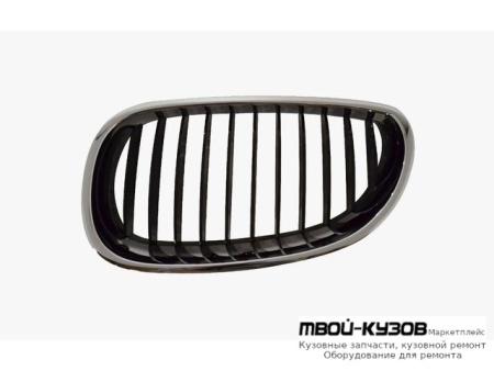 РЕШЕТКА РАДИАТОРА ЛЕВАЯ СТОРОНА ХРОМ-ЧЁРНЫЙ (ТАЙВАНЬ) для BMW E60 (2002-)