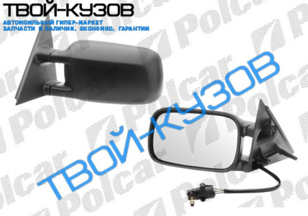 PASSAT 0488-0896 ЗЕРКАЛО ЛЕВОЕ МЕХАНИЧЕСКОЕ АСФЕРИЧЕСКОЕ