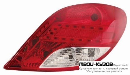 ФОНАРЬ ЗАДНИЙ ВНЕШНИЙ ПРАВАЯ СТОРОНА (DEPO) для Peugeot 207 (2005-)