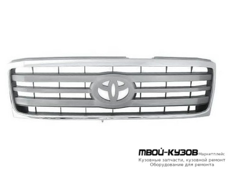 РЕШЕТКА РАДИАТОРА СЕРЫЙЕБРИСТ (КИТАЙ) для Toyota LANDCRUISER 100 (1998-)
