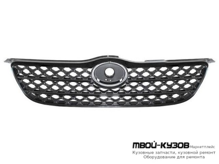 РЕШЕТКА РАДИАТОРА (СЕДАН) (УНИВЕРСАЛ) ХРОМ-СЕРЫЙ (ТАЙВАНЬ) для Toyota COROLLA DE120 / ZE120 (2002-) СЕДАН / УНИВЕРСАЛ