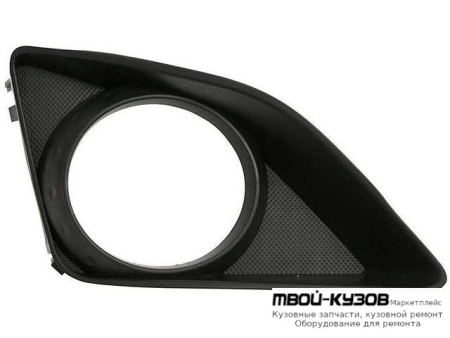 РЕШЕТКА БАМПЕРА ПЕРЕДНИЙ ПРАВАЯ СТОРОНА С ОТВЕРСТИЯМИ ПОД ПРОТИВОТУМАННЫЕ ФАРЫ (КИТАЙ) для Toyota COROLLA E150 (2006-) СЕДАН