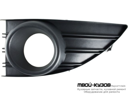 РЕШЕТКА БАМПЕРА ПЕРЕДНИЙ ЛЕВАЯ СТОРОНА С ОТВЕРСТИЯМИ ПОД ПРОТИВОТУМАННЫЕ ФАРЫ С ЧЁРНЫЙ (АРГЕНТИНА) для Renault FLUENCE (2010-)
