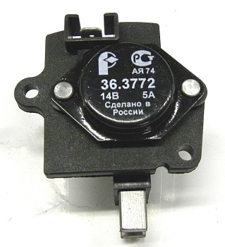 Регулятор напряжения ВАЗ-2108 (ген.37.3701,371.3701,372.3701) 36.3772 (ан. 36.3702-01) (Пенза)