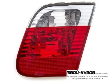 ФОНАРЬ ЗАДНИЙ ВНУТРЕН ПРАВАЯ СТОРОНА (СЕДАН) (DEPO) КРАСНЫЙ-БЕЛ для BMW E46 СЕДАН / УНИВЕРСАЛ (05.1998 - 08.2001) (09.2001 - 2003)