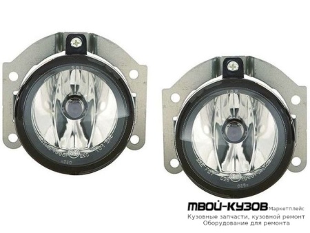 ФАРА ПРОТИВОТУМАННАЯ ЛЕВАЯ + ПРАВАЯ (КОМПЛЕКТ) для Mitsubishi L200 (2005-), Mitsubishi LANCER (03.2007-), Mitsubishi OUTLANDER (2013-), Mitsubishi OUTLANDER XL (2010-), Mitsubishi PAJERO SPORT (2009-)