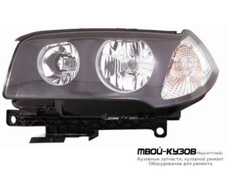 ФАРА ЛЕВАЯ СТОРОНА С КОРРЕКТОР , ВНУТРИ ЧЁРНЫЙ (DEPO) для BMW E83 X3 (01.2004-)