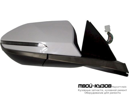 ЗЕРКАЛО ПРАВАЯ СТОРОНА ЭЛЕКТР С ПОДОГРЕВОМ , УКАЗАТЕЛЬ ПОВОРОТА , АВТОСКЛАДЫВ (КИТАЙ) для Hyundai TUCSON (2020-)