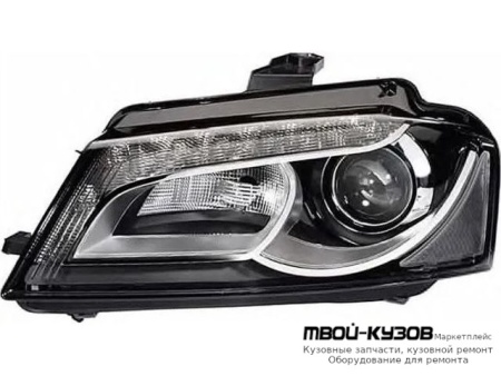 ФАРА ЛЕВАЯ СТОРОНА С КОРРЕКТОР (КСЕНОН) (DEPO) для Audi A3 (2008-2011)
