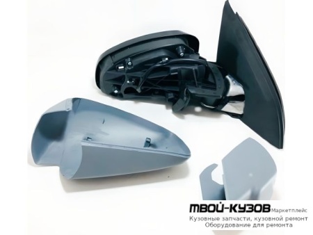ЗЕРКАЛО ПРАВАЯ СТОРОНА ЭЛЕКТР С ПОДОГРЕВОМ (CONVEX) ГРУНТ (ТАЙВАНЬ) для Opel VECTRA С (04.2002-) SIGNUM (2003-)