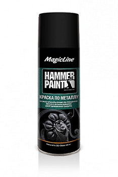 Краска по металлу (молотковая) черный (265г)