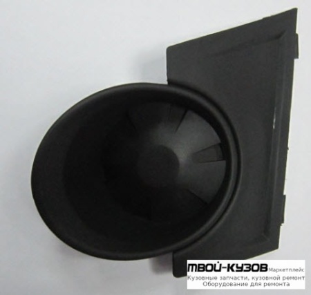 РЕШЕТКА БАМПЕРА ПЕРЕДНИЙ ПРАВАЯ СТОРОНА БЕЗ ОТВЕРСТИЙ ПОД ПРОТИВОТУМАННЫЕ ФАРЫ (КИТАЙ) для Chevrolet SPARK (2010-)