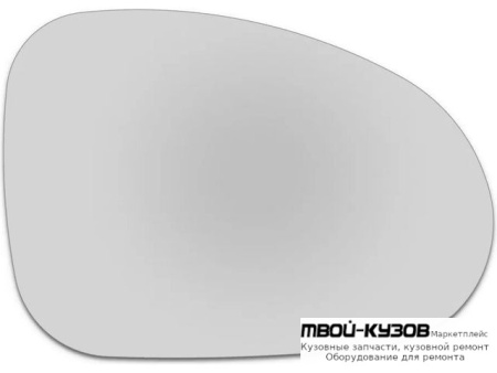 СТЕКЛО ЗЕРКАЛА ПРАВАЯ СТОРОНА БЕЗ ПОДОГРЕВОМ (КИТАЙ) для Daewoo MATIZ (2001-)