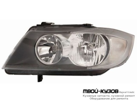 ФАРА ЛЕВАЯ СТОРОНА ПОД КОРРЕКТОР (Valeo тип) (DEPO) для BMW E90 СЕДАН / E91 УНИВЕРСАЛ (3 SERIES) (2004-)