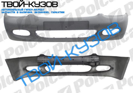 ESCORT 0295- БАМПЕР GHIA ТЕМНО СЕРЫЙ ПОД П/Т