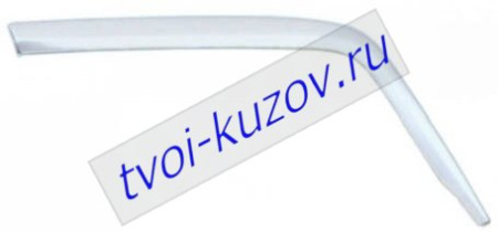 W140 МОЛДИНГ бампера переднего правый хромированный