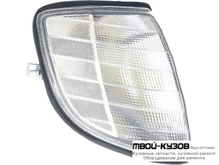 УКАЗ.ПОВОРОТА УГЛОВОЙ ПРАВАЯ СТОРОНА (DEPO) БЕЛЫЙ для Mercedes W140 SEDAN (05.1993 - 10.1998)