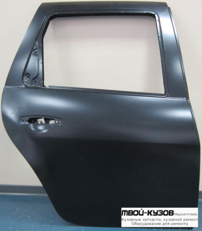 ДВЕРЬ ЗАДНИЙ ПРАВАЯ СТОРОНА БЕЗ ОТВ ПОД МОЛДИНГ (КИТАЙ) для Renault DUSTER (2010-)
