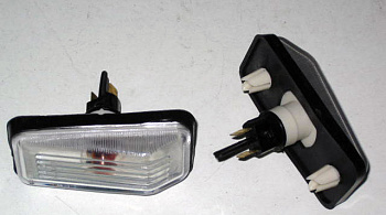 Повторитель поворота ВАЗ-2108 белый (Рекардо) в сборе (в уп.)