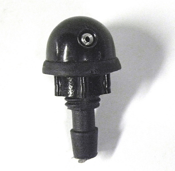 Форсунка омывателя одинарная с гайкой