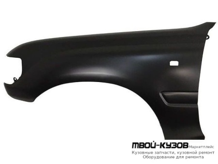 КРЫЛО ПЕРЕДНИЙ ЛЕВАЯ СТОРОНА С ОТВ ПОД ПОВТОРИТЕЛЬ ПОД МОЛДИНГ (ТАЙВАНЬ) для Toyota LANDCRUISER 80 (01.1990 - 01.1998)