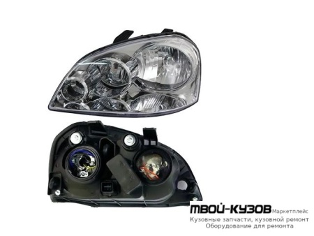 ФАРА ЛЕВАЯ СТОРОНА (СЕДАН) (УНИВЕРСАЛ) С КОРРЕКТОР (КИТАЙ) для Chevrolet LACETTI (2004-) / DAEWOO NUBIRA (2004-)