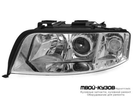 ФАРА ЛЕВАЯ СТОРОНА ПОД КОРРЕКТОР (КСЕНОН) (DEPO) для Audi A6 (09.1997 - 03.2004)