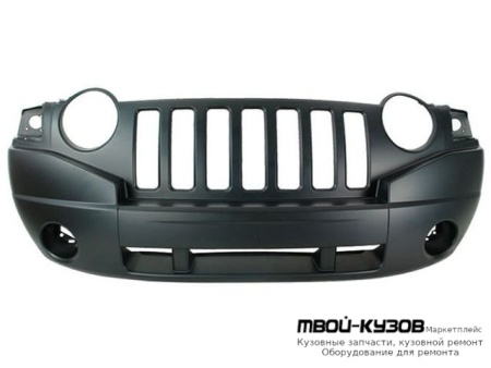 БАМПЕР ПЕРЕДНИЙ ГРУНТ (ТАЙВАНЬ) для Jeep COMPASS (2007-) / PATRIOT (2007-)